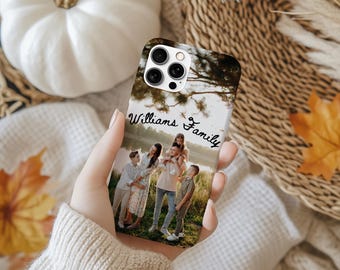Personalized Custom Picture Phone Case, Customized Family Photo, Photo Collage iPhone 16, 15,14,13, Custom Photo Phone Case