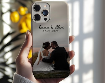 Personalized Custom Picture Phone Case, Customized Family Photo, Photo Collage iPhone 16, 15,14,13, Custom Photo Phone Case, Wedding Custom