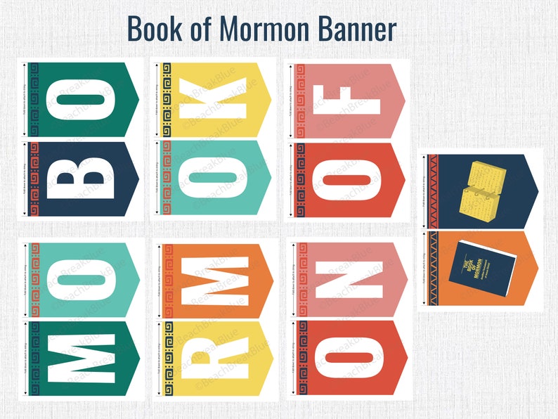 2024 LDS Primary Bulletin board kit, book of mormon, come follow me, come follow me schedule, book of mormon quotes, articles of faith image 3