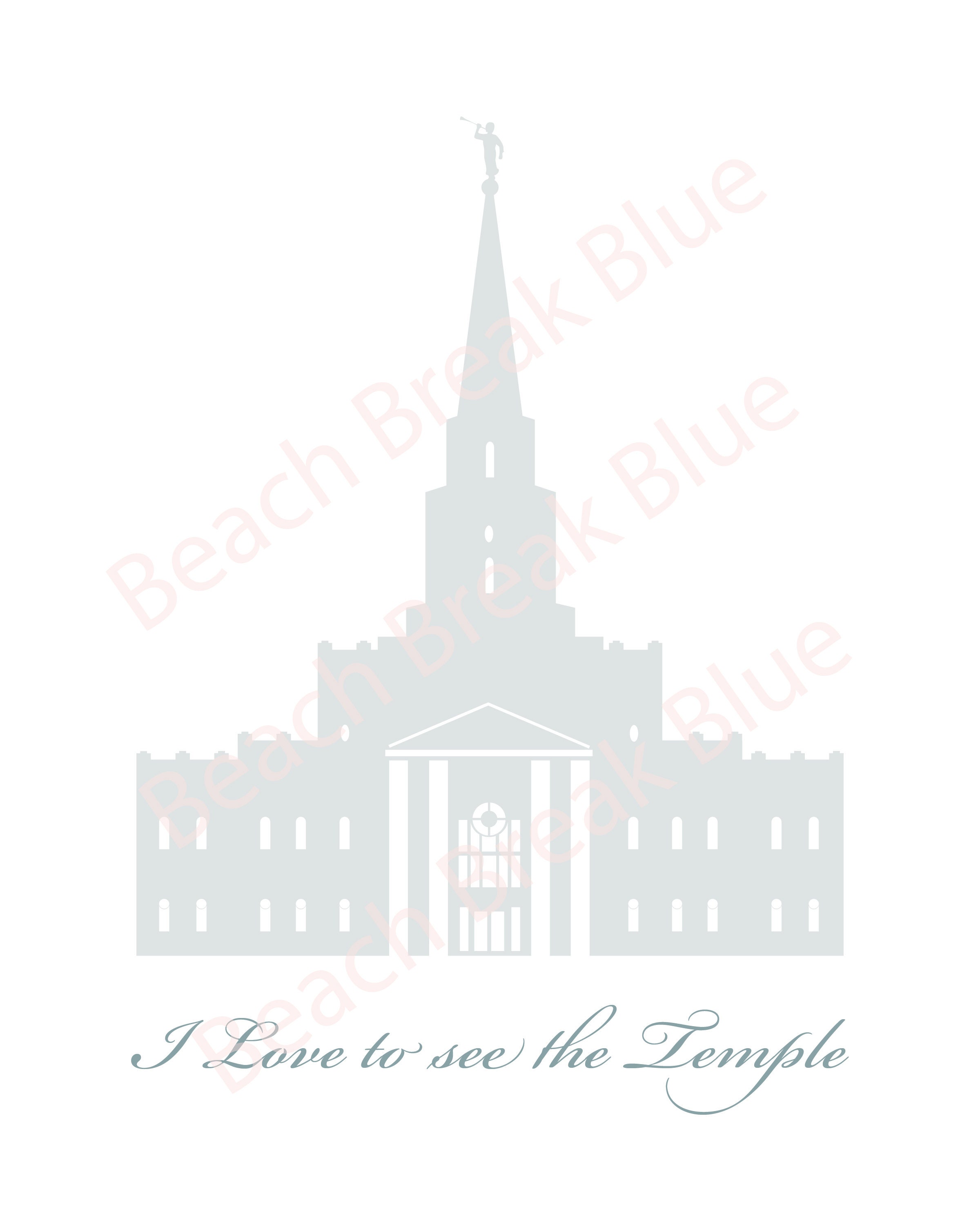 Custom LDS Temple Print, Lds Temple, All Lds Temples, Missionary Gift ...