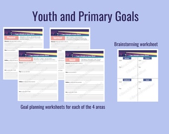 2024 Children and Youth Goals, I am a disciple of Jesus Christ, LDS Goal Sheets, New Youth Program, primary goal setting, lds youth theme