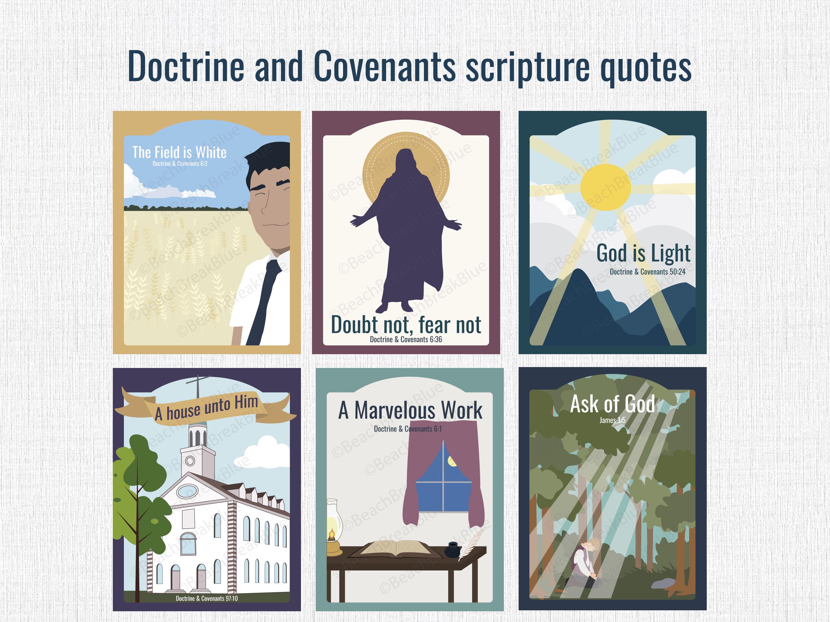 2025 LDS Primary Bulletin Board Kit, Doctrine and Covenants, Come ...