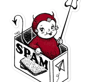 Spam Devil Sticker