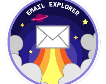 Email Explorer Sticker | Email Marketing | Digital Marketing | Marketer Gifts