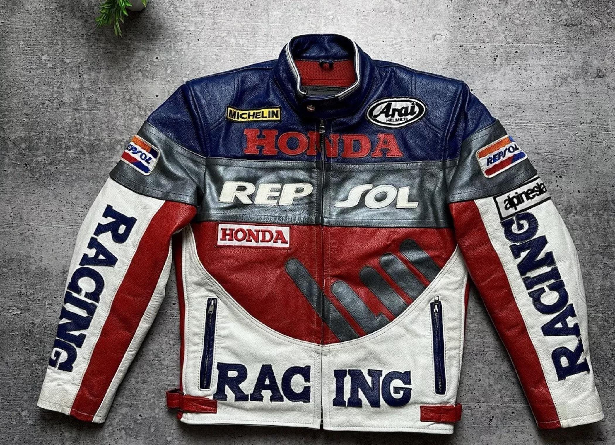 Honda Repsol Racing Leather Jacket XXL | eBay