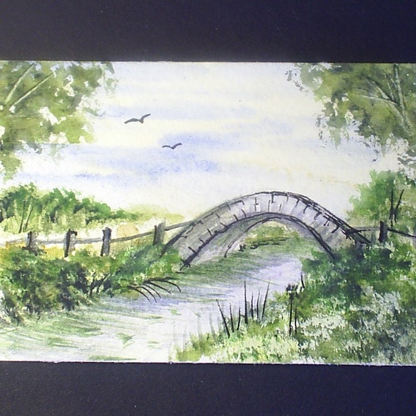 aceo original river bridge landscape