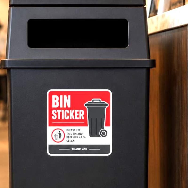 Dustbin Labels - Etsy