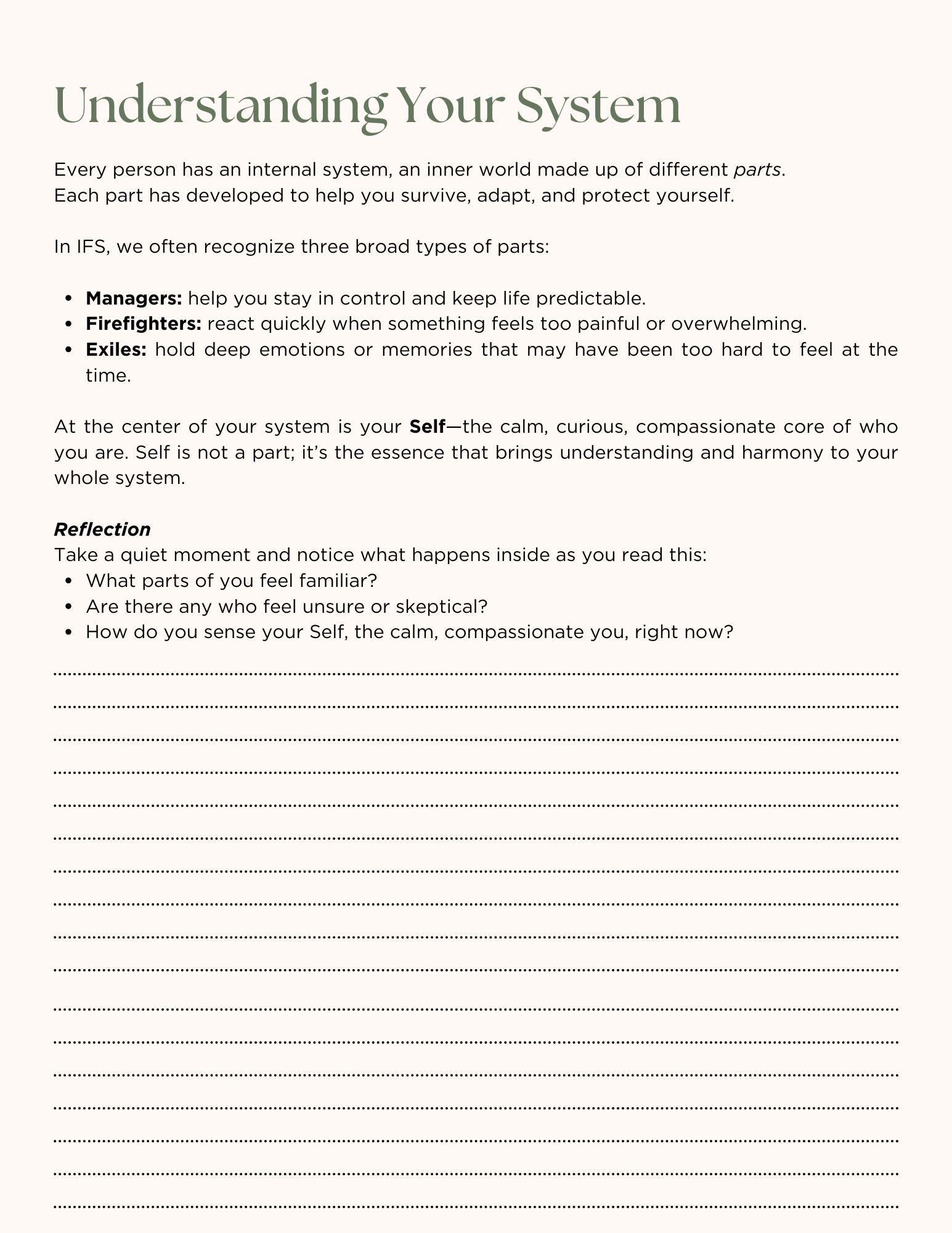 EMDR & IFS Workbook for Clients | Parts Work and Self-exploration ...