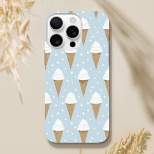 Eistüten Handyhülle - Handgefertigte robuste Hülle mit einzigartigem Design - Perfektes Geschenk für Eiscreme-Liebhaber!