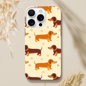 Cute Dachshund Phone Case - Durable & Stylish Dog Lover Gift - Trendy Tough Case