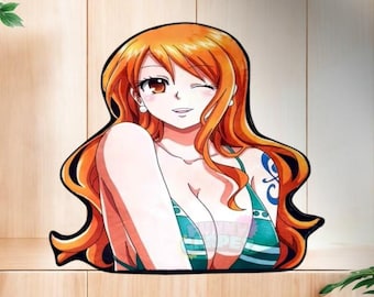 Anime Pirate Shaped Rug – Skull Floor Mat for Otaku & Gamer Room Decor | Handmade Polyester Round Carpet | Funny Carpet