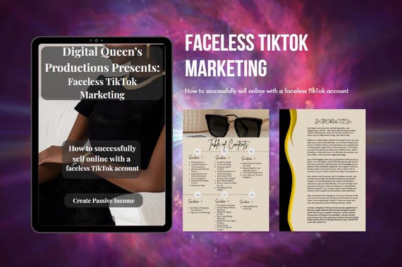 Faceless TikTok Marketing (PDF Download)