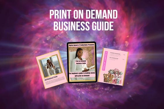 Print on Demand Business Guide for beginners (PDF Download)
