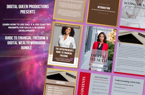 Digital Wealth & Freedom Guide for Quiet Entrepreneurs | Online Business, Money Mindset, Marketing