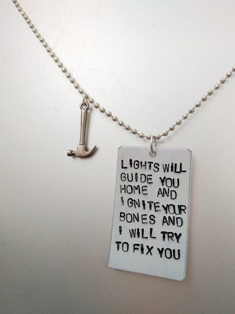 Lights will guide you home and ignite your bones and I will Etsy