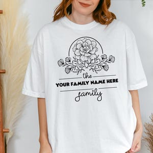 Custom Family Name Shirt | The Surname Family Personalized Shirt for your Fam | Unisex Family Personalized Shirt | Custom Family Name Sign
