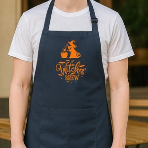 Halloween Witches Brew Apron, Funny Halloween Apron, Witchin Apron, Halloween Dinner Apron, Halloween Chef Apron, Halloween Gift, Chef Gift