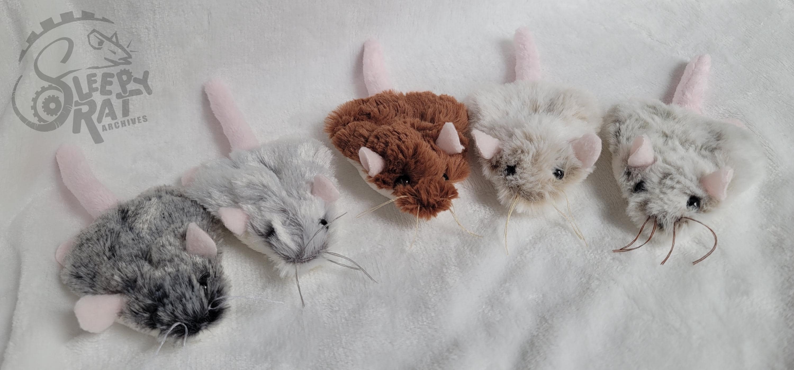 Pocket Rat Bean Bag Plushie – Bean-Filled Fidget Plush | Soft Minky Stuffed Animal | Cute Handmade Rat Gift | Small Plush for Rat Lovers