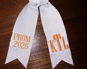 Embroidered Bouquet Sash