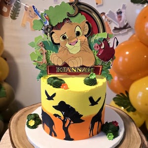 Lion King Cake Topper