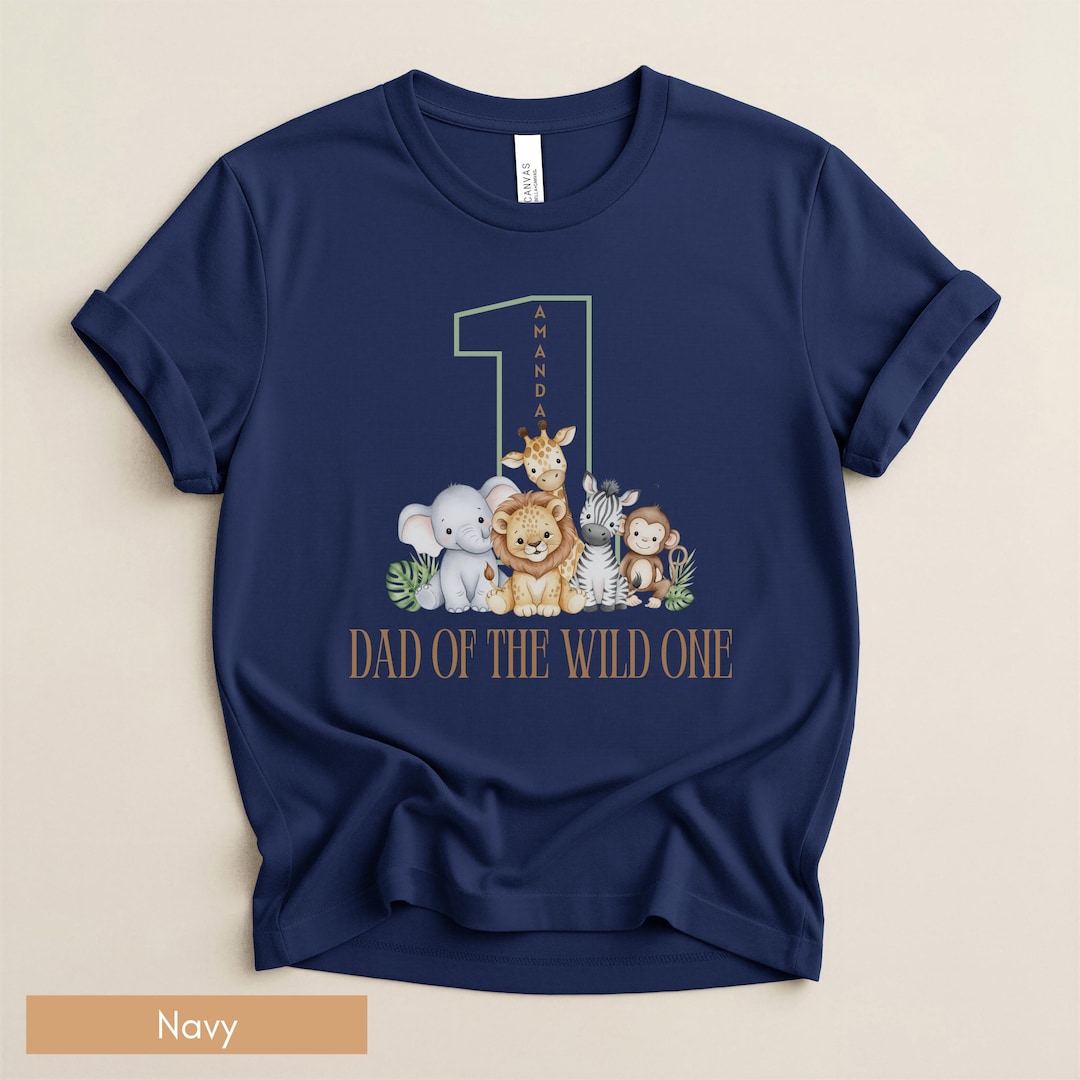Wild One Birthday Shirt, Safari First Birthday, Jungle Birthday Shirt ...