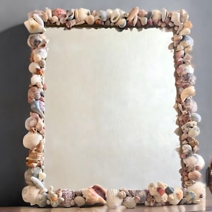 Handcrafted Seashell Mirror