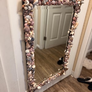 Handcrafted Seashell Mirror