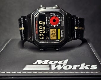 Casio AE-1200 Hydromod personalizzato – Edizione Black Fire