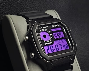 Custom Casio AE-1200 Hydromod – Violet Edition