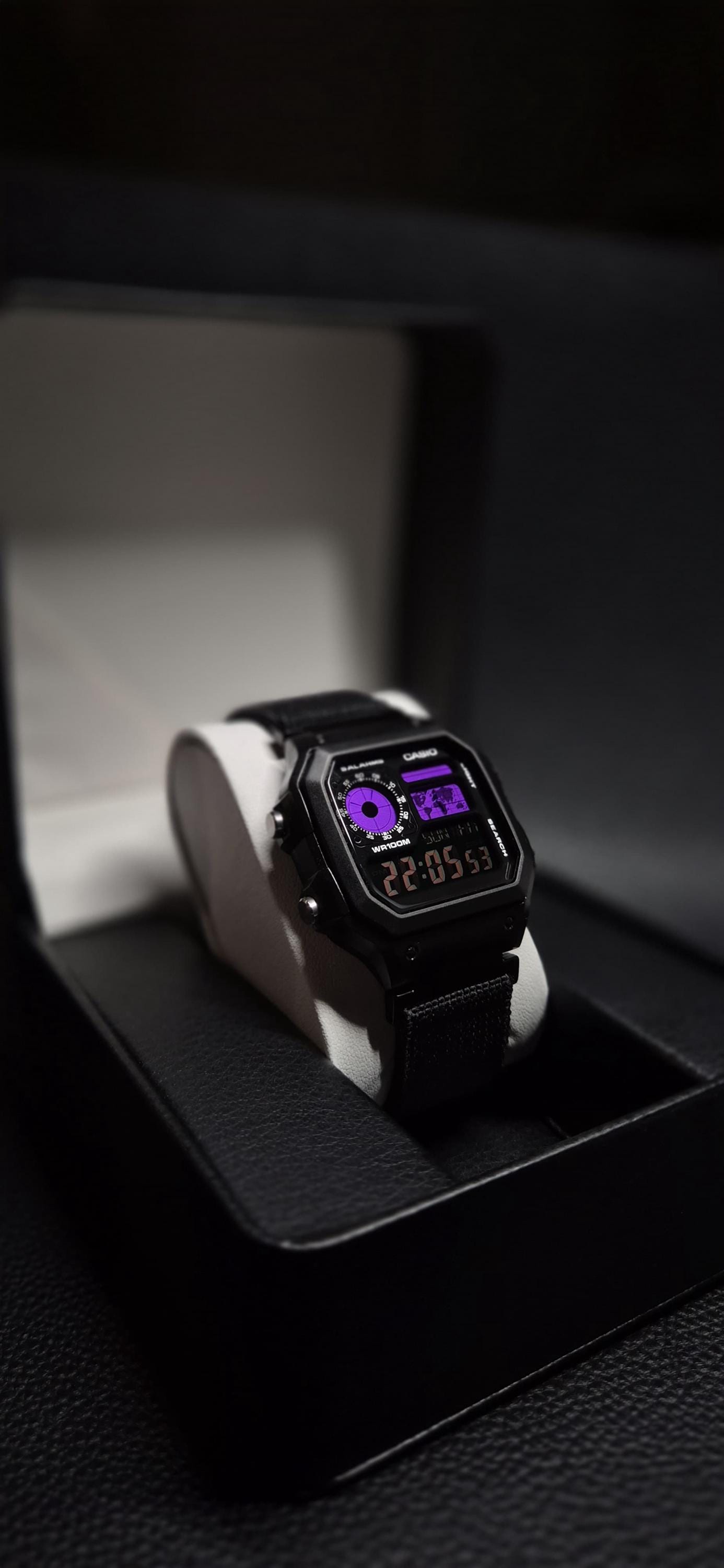 CASIO AE1200 カスタム 宇宙デザイン 新品 ブラックベルト Casio ae 1200 faceplate - Etsy 日本