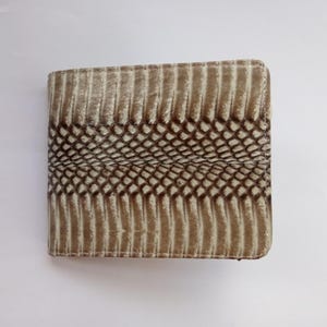 Genuine Cobra Snake Skin Men's Wallet, Aesthetic Wallet, Handmade Wallet, Gift For Men WL02