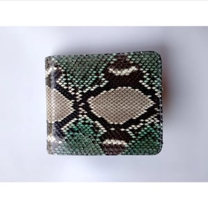 Genuine Snake Skin Men's Wallet , Aesthetic Wallet, Handmade Wallet, Gift For Men WL10
