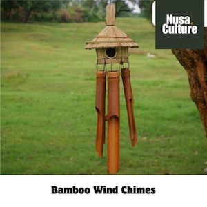 Rustic Bamboo Wind Chimes - Balinese Wind Bell
