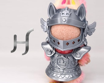 17cm Doll Clothes 2-Piece Set, Knight Armor Outfit Accessories Set for 6.7-inch (17cm) Dolls