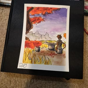 Genshin Watercolor painting - Zhongli!