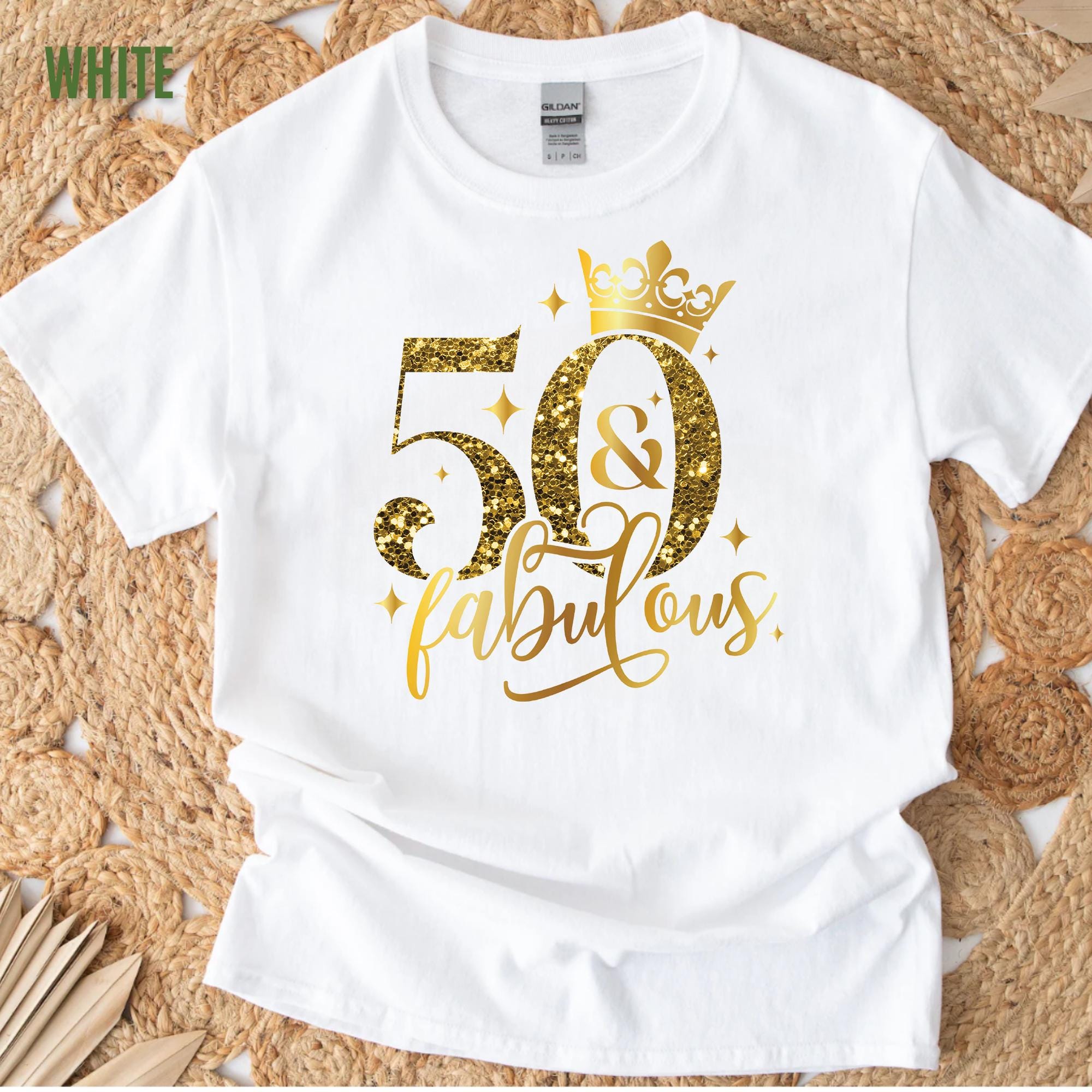 50 and Fabulous Shirt, 50th Birthday Women Party Group, 50th Birtday