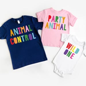 Party Animal Birthday Shirts: Jungle Safari Zoo Theme Outfit, Zoo Family Matching Tees, Party Animal Birthday Tee