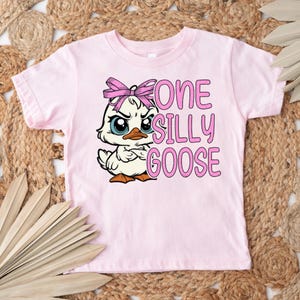 Silly Goose Kids Shirt: Funny Farm Animal Toddler Tee