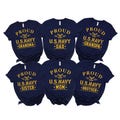 Proud Navy Family Shirt, Custom Boot Camp Graduation Tee, Navy Graduation Shirt, Military Shirt, Navy Bonus Mom Dad Shirt