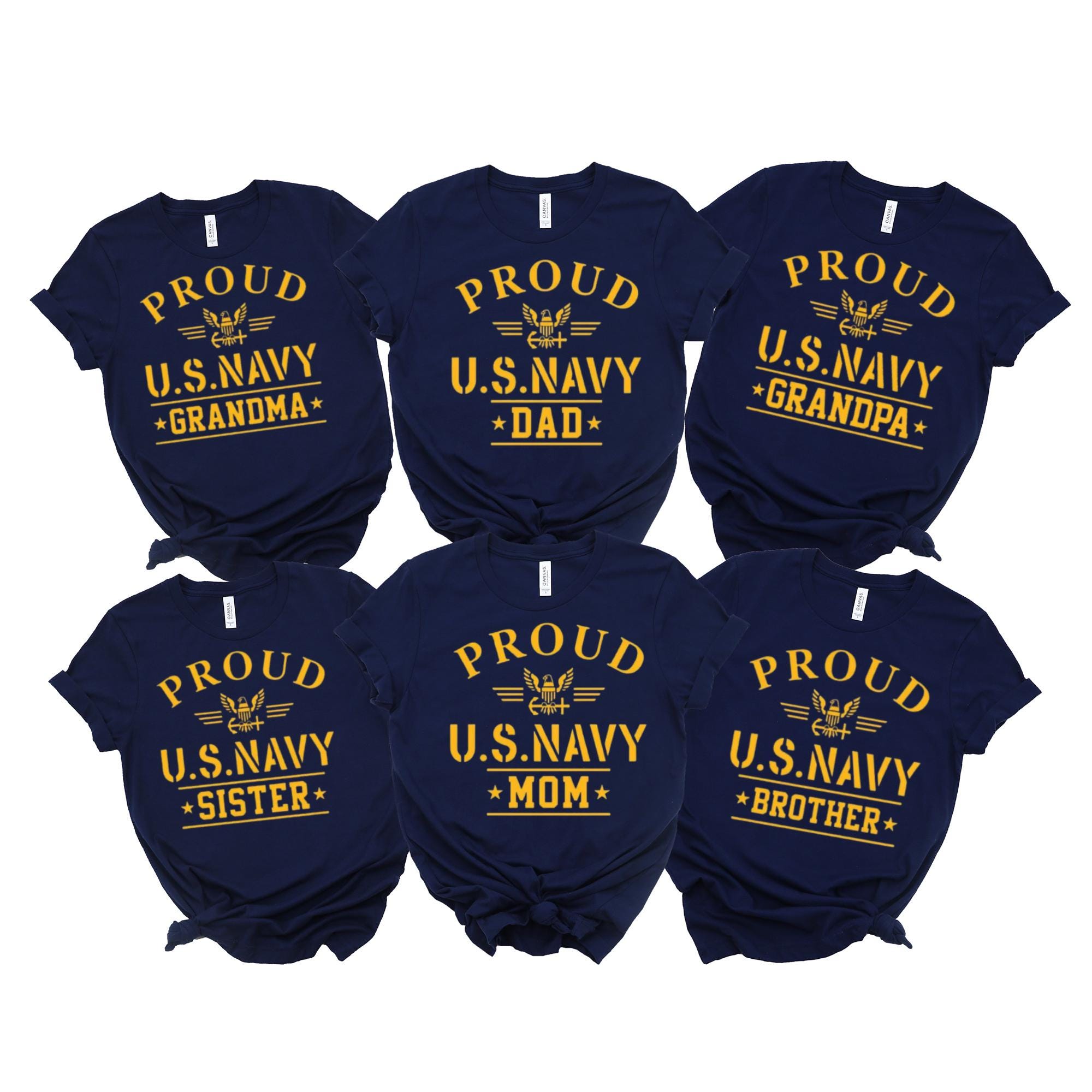 Proud Navy Family Shirt: Custom Boot Camp Graduation Tee