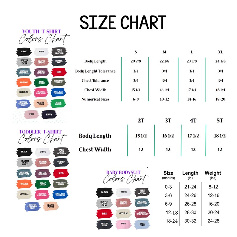 the size chart for a women's shirt