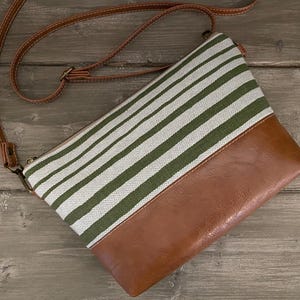 Bolso bandolera para mujer, bolso de hombro verde oliva, bolso bandolera, cartera bandolera neutra, regalo para ella, regalo para el día de la madre, bolso bandolera de verano