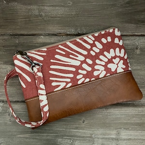 Cartera de pulsera, monedero de pulsera, cartera tipo monedero para iPhone, cartera de mano vegana, regalo para una amiga, cartera de pulsera de verano