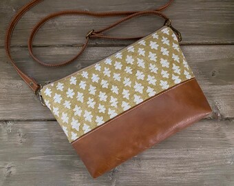 Women's Crossbody Bag, Shoulder Bag with card slots, Crossbody Purse, Neutral Crossbody Wallet, Gift for her, Christmas gift idea