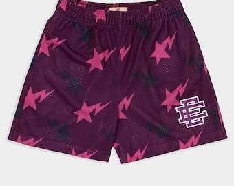 Shorts esportivos de malha masculina EE – Shorts de ginástica leves, respiráveis e confortáveis