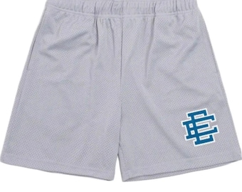 Pantalones cortos deportivos de malla EE para hombre: ligeros, transpirables y cómodos.