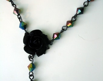 Vintage Rose Necklace