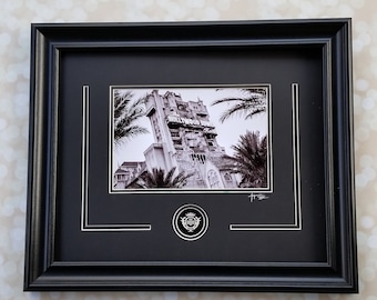 Disney's Hollywood Tower of Terror 16x20 Art Print Disney World Hollywood Studios WDW