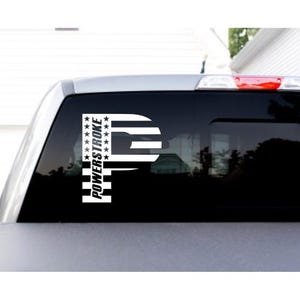 Powerstroke Diamond Sticker Flag Powerstroke Sticker - Etsy