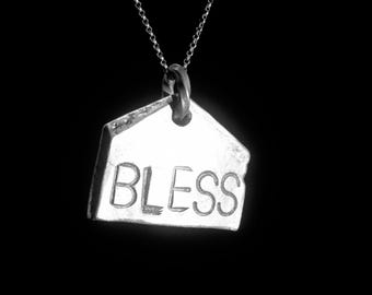 BLESS - XL Metamodern NeofolkGood Luck Charm Ward Shibuichi Medal